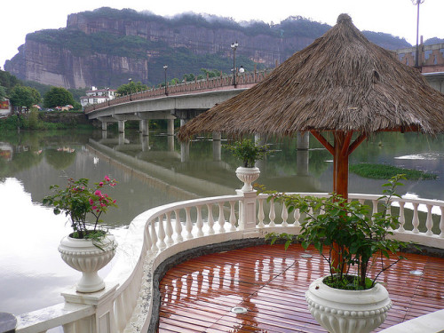 by voux on Flickr. Rainy day in Danxia Mountain National Park, Guangdong, China.