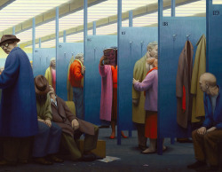 tuckadapierce:  The Waiting Room, George Tooker 