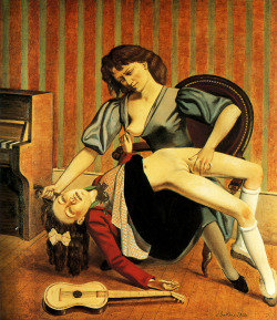 cavetocanvas:  Balthus, The Guitar Lesson, 1934 