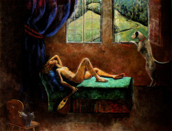 cavetocanvas:  Balthus, Girl With A Mandolin,