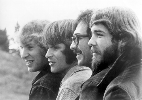 Tom Fogerty, John Fogerty, Stu Cook and Doug Clifford, from the Creedence Clearwater Revival.Tambo