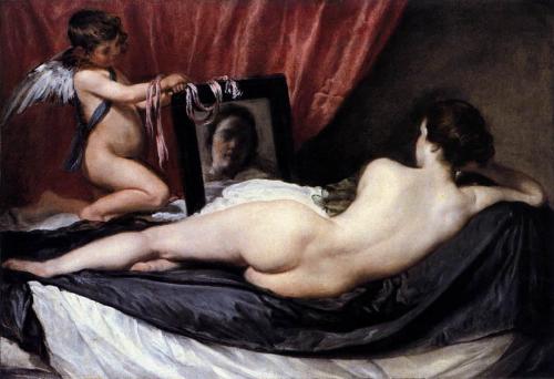 youngontario: Diego Valesquez, Rokeby Venus, c. 1648 Slashed by Mary Richardson as a feminist gestur