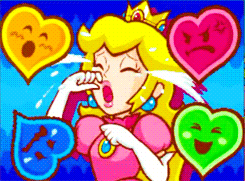 trinitybit:  the many emotions of super princess peach &gt;w&lt; 