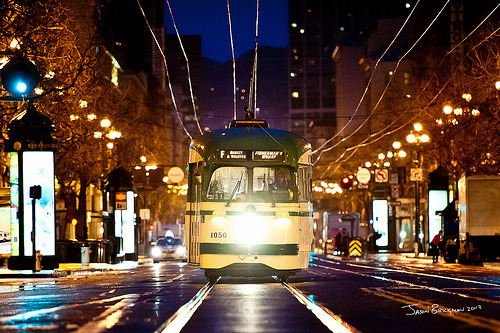 Muni streetcar no. 1050 | Market Street San Francisco, California
© jasontakesphotos