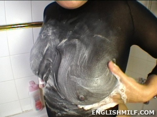 englishmilf:  Daniella English The English MILF - soaping up my big juicy breasts. Watch This Video Now »»> 