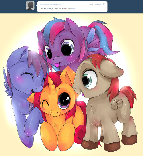 ask-aila:  Answer: Adorable  AAAHHHHHHHHHHHHhh!!! TOO adorable. *dies* guh, sorry for all the reblogs tonight tumblr XD