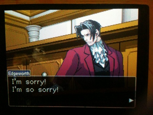 derpderpmotherfuckers:PHOENIX WRIGHT: ACE ATTORNEY - RISE FROM THE ASHEScrowning moments of heartwar