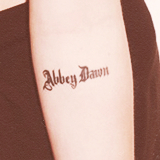  The Avril ABC 2.0   ↳Tattoo [Full post] 