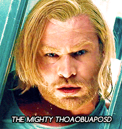  Ladies and Gentlemen, meet Thor, God of Thunder. 