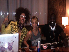 ladygagaxshakira:  -Shakira is working on her new album with a lot of producers and DJs this gonna be    epic..