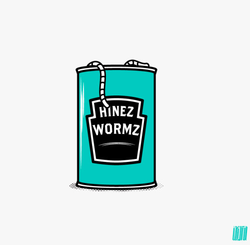 A can of wormz.
Hinez. Not to be confused with the bean makers.
