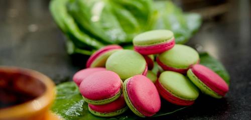 escapedemotion:Paan (Betel Leaf) French Macaron 