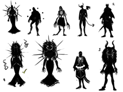 Some silhouettes for a yet to be finished