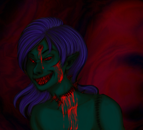 Yup. A redraw of my very first “scary” drawing.