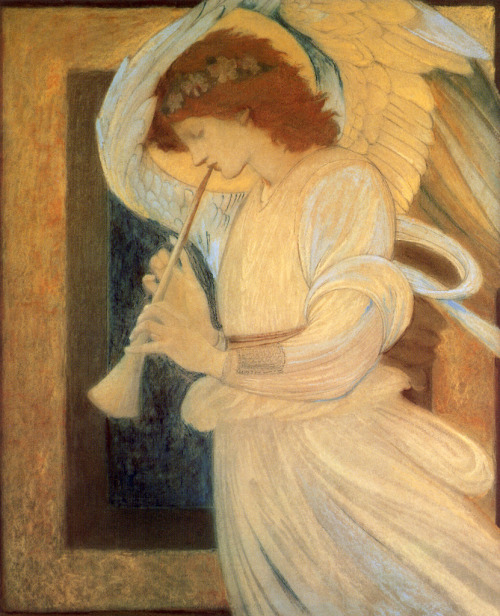 fuckyeahpreraphaelites:An AngelEdward Burne-Jones