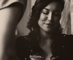 sanlopezs:Brittana Week, Day 3: Wedding/Proposal → Quinn, Santana’s maid of honor, gives her speech 