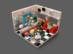 legozz:  1950’s Soda Shop (by Legohaulic) 