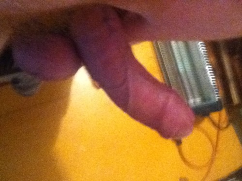 stickitwhereitshouldgo:  Some self pics, while wearing cock ring(s). (stick it where it should go)  Lovely uncut cock!