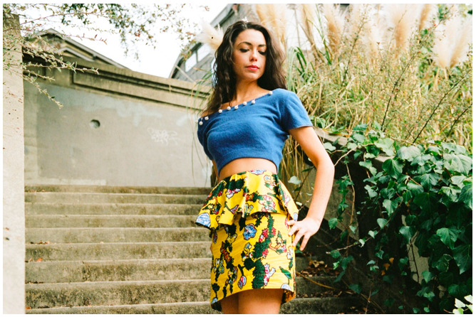 fashionmegreen:
“ Yellow Floral Peplum Skirt from Afia. Vibrant textiles from Africa designed into modern day luxe.
”