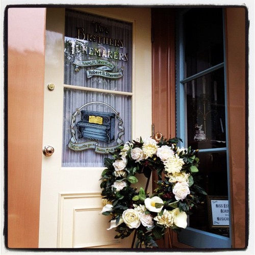 disneytips:disneyworldcastmembers:diningindisney:“A memorial has been set up at The Sherman Brothers