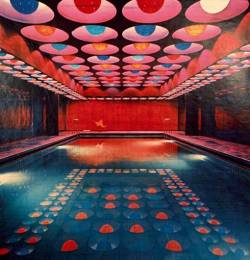 walkerartcenter: The employee-only swimming pool of the Spiegel publishing house in Hamburg, 1969. Designed by Danish furniture and interior designer Verner Panton. Just, wow.  (via Home Blog / The Colors Of Verner Panton by COLOURlovers :: COLOURlovers)