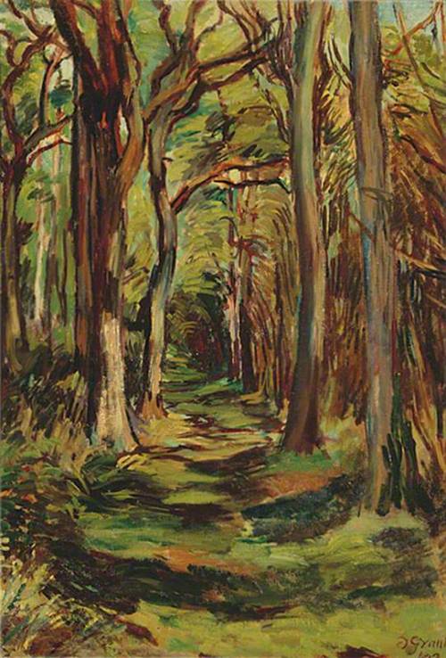 thorsteinulf:Duncan Grant - The Glade, Firle Park, East Sussex (1943)