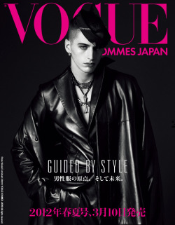 Derriuspierre:  Model: Allen Taylor | Vogue Hommes Japans Spring/Summer 2012 | Ph