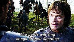 greyjoyofpyke:  And Robb. Robb who had been more a brother to Theon than any son