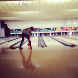 Blurry, hardcore bowling from me! \m/ (Taken