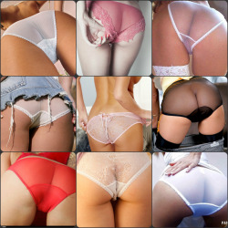 thepleasureofpanties:  It’s Wednesday and that means it’s Sheer Panty Hump Day!