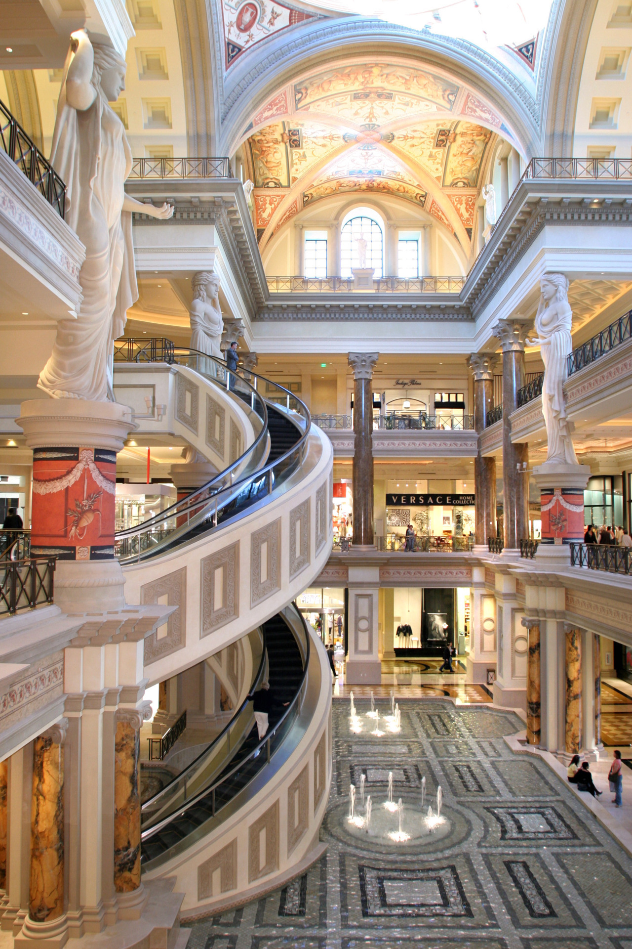 The Forum Shops at Caesars, The completely over-the-top For…