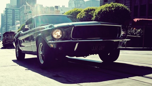 theoldiebutgoodie: 1968 Ford Mustang GT 390 Bullitt Replica.