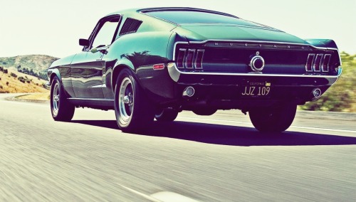 theoldiebutgoodie: 1968 Ford Mustang GT 390 Bullitt Replica.