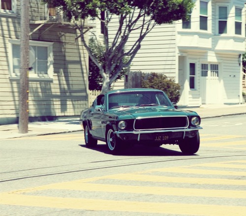 theoldiebutgoodie: 1968 Ford Mustang GT 390 Bullitt Replica.