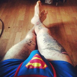 useless-minds:  Now you know who i am #superman #tattoo (Pris avec instagram) 