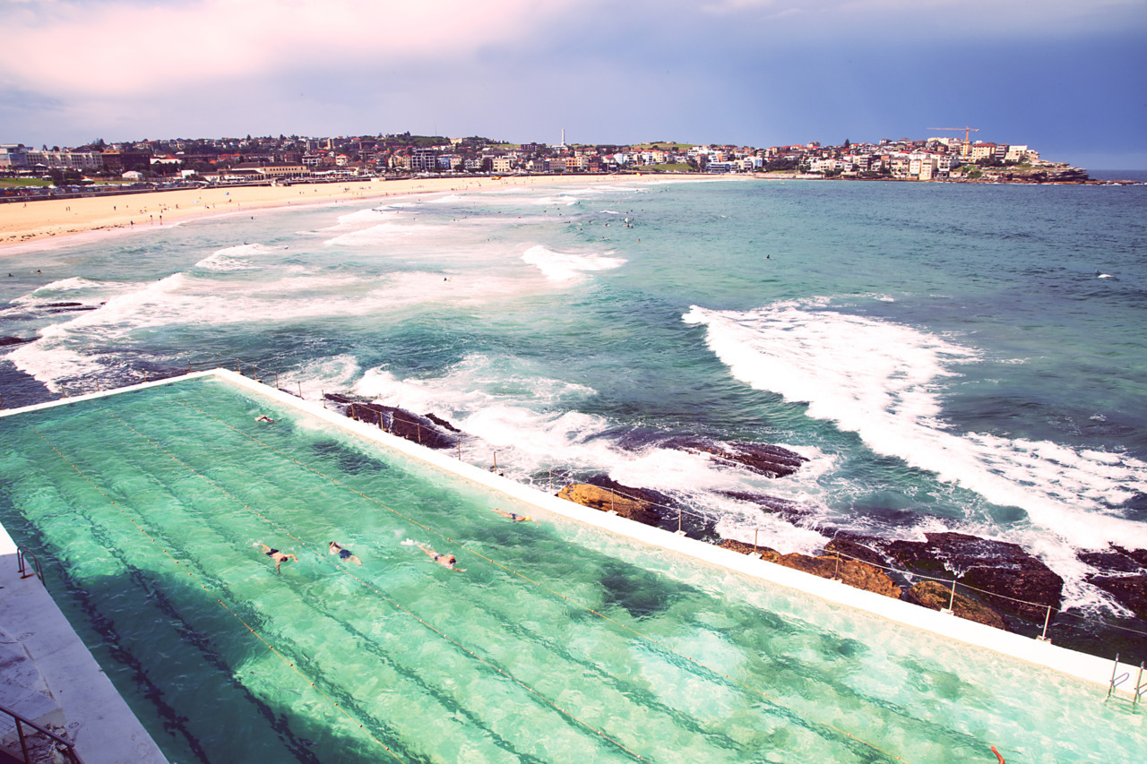 astrolily:  love the aqua of the pool and the big blue ocean  Australia&rsquo;s