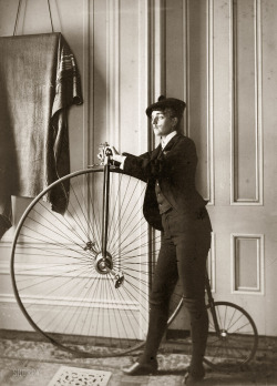 famousselfportraits:  Circa 1890. “Frances Benjamin Johnston, self-portrait, dressed as a man with false mustache.” The Washington, D.C., photographer was one of the first women to rise to prominence in the profession. Albumen print. 