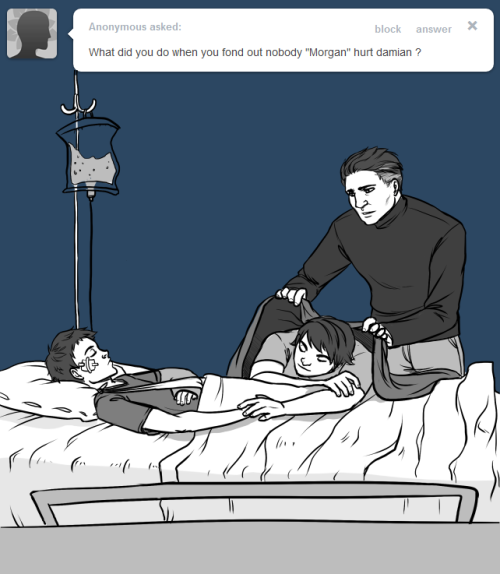 monkeyscandance: Reblogging art for once, since it is Damian Wayne Wednesday! Only one more week, fe