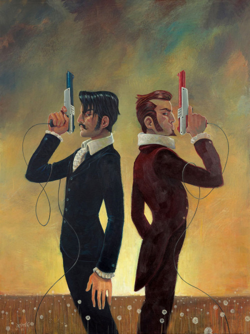 justinrampage:  For the next couple of days only, Tumblr artist Aaron Jasinski has a massive collection of his artwork on sale over at Fab.com. The images above are only a small fraction of the great / inspiring work that he has to offer. The 16” x