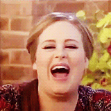 adkinsdream:  bellamese: The Adele Cackle  I love when you smile