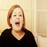 adkinsdream:  bellamese: The Adele Cackle  I love when you smile