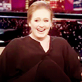 adkinsdream:  bellamese: The Adele Cackle  I love when you smile
