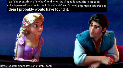  I can’t help but think of my boyfriend when looking at Eugene, there are a lot alike in perso