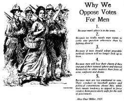   Feminist snark, 1915 style  