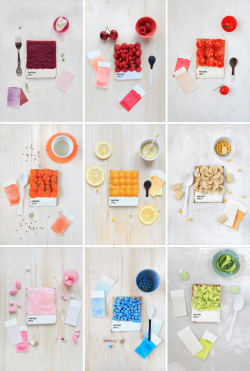 consumerbehaviourself:  Pantone Tarts by Emilie de Griottes (Source: Design Boom via ummhello) 