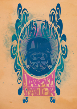 geekleetist:  New print: Vader has a psychedelic