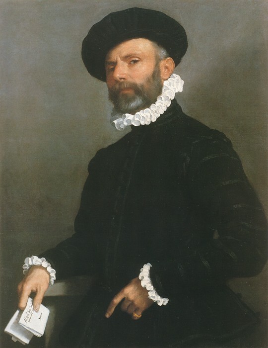 tekiela:  Portrait of a Man holding a Letter (‘L’Avvocato’), c.1570-75. (National