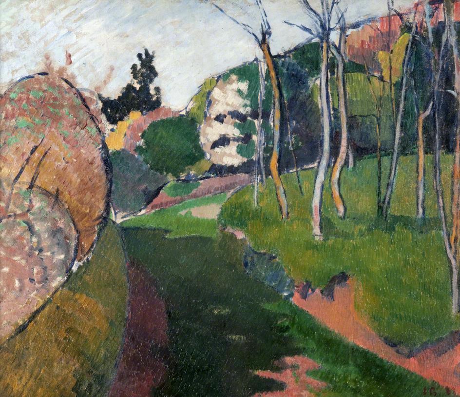 thorsteinulf:  Émile Bernard - Landscape, Saint-Briac (1887-89) 