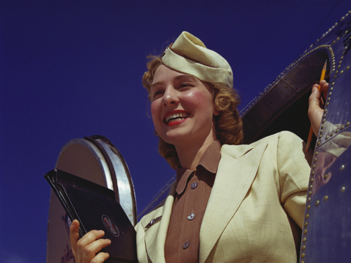 1940s American Airlines stewardess