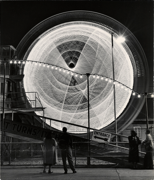 rhea137:Andreas Feininger      The Gyro Globe, Coney Island, New York      1949